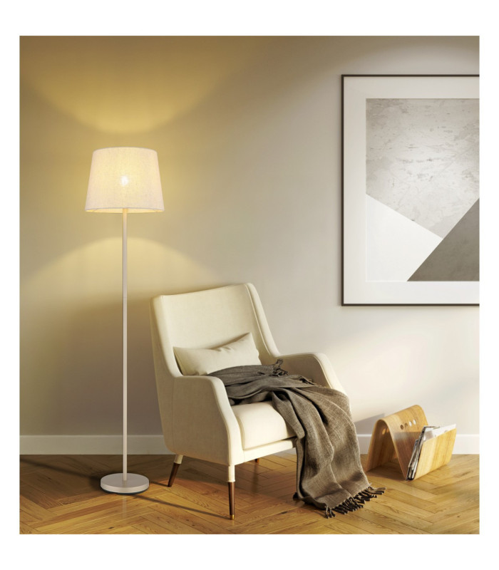 Joris Table Lamp with Round Tapered Shade Champagne E27-8