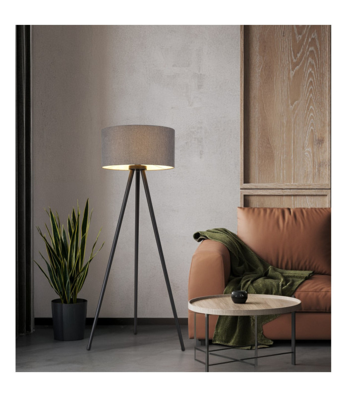 Stabilo Tripod Floor Lamp Matt Black E27-2