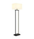 Sydney Floor Lamp with Shade Matt Black E27-1