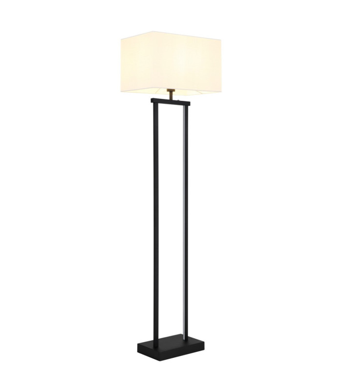Sydney Floor Lamp with Shade Matt Black E27-7
