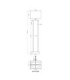 Sydney Floor Lamp with Shade Matt Black E27-13