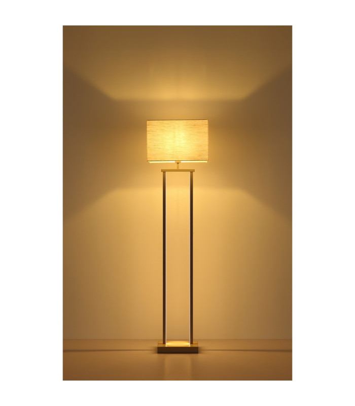 Sydney Floor Lamp with Shade Matt Sand E27-11