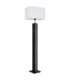 Forest Floor Lamp with Shade Dark Wood E27-3