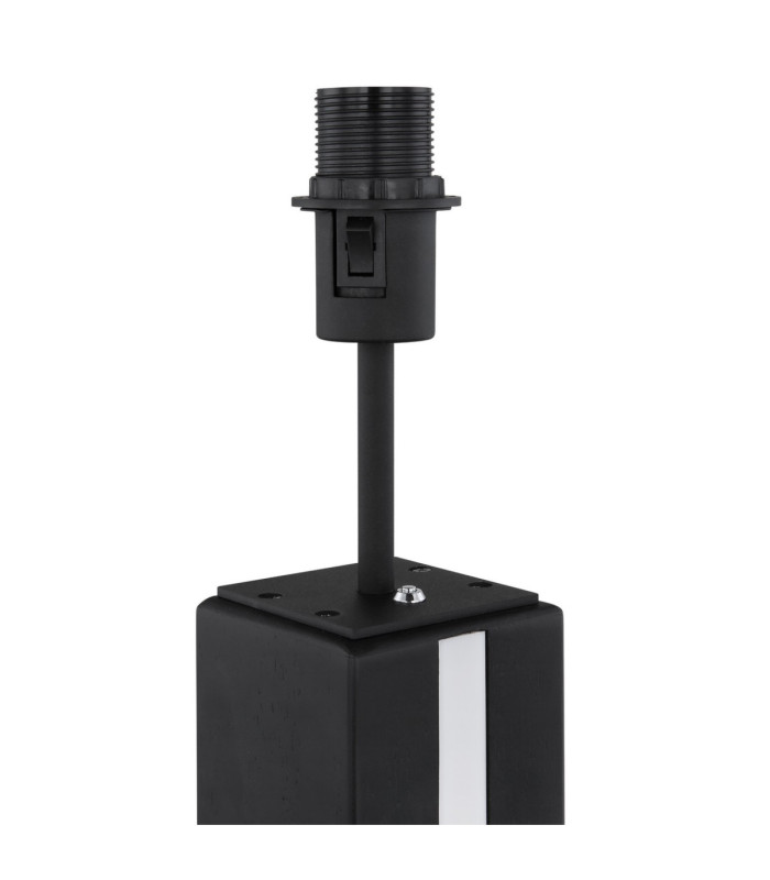 Forest Floor Lamp with Shade Dark Wood E27-6