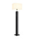 Forest Floor Lamp with Shade Dark Wood E27-7