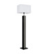 Forest Floor Lamp with Shade Dark Wood E27-8