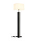 Forest Floor Lamp with Shade Dark Wood E27-10