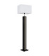 Forest Floor Lamp with Shade Dark Wood E27-12
