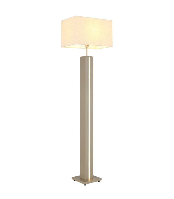 Forest Floor Lamp with Shade Matt Sand E27-1