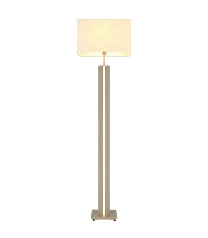 Forest Floor Lamp with Shade Matt Sand E27-4