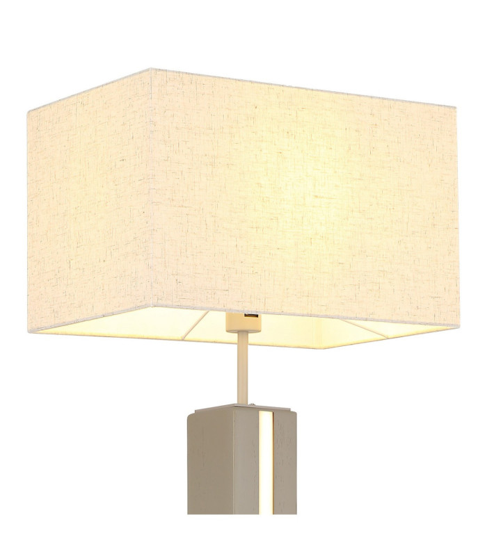 Forest Floor Lamp with Shade Matt Sand E27-5