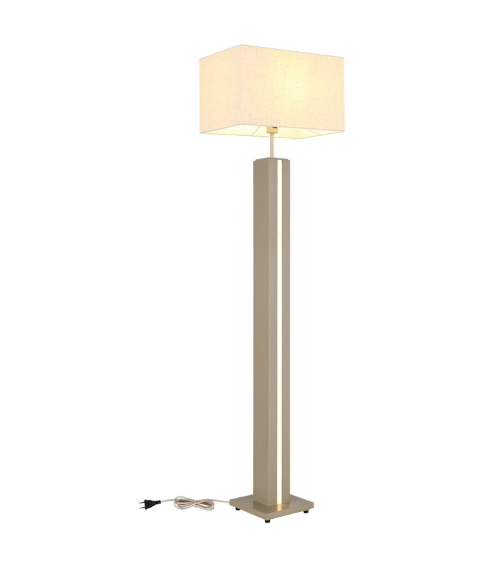 Forest Floor Lamp with Shade Matt Sand E27-10