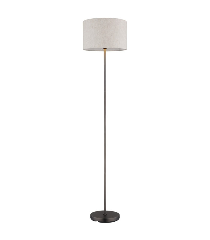 Thea Floor Lamp with Shade Matt Gunmetal E27-3