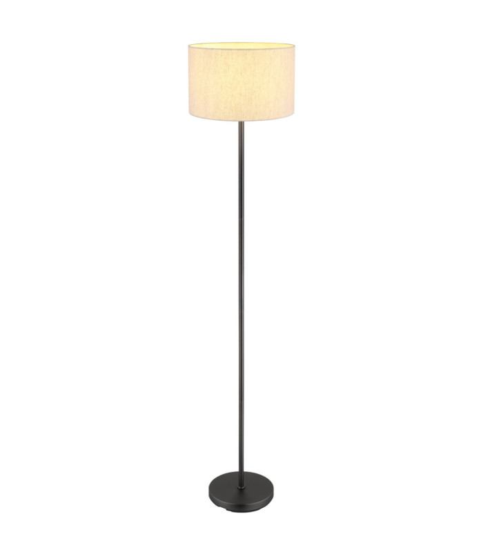 Thea Floor Lamp with Shade Matt Gunmetal E27-4