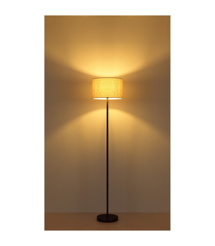 Thea Floor Lamp with Shade Matt Gunmetal E27-7