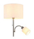Thea Floor Lamp with Shade Matt Gunmetal 2x E27-4