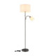 Thea Floor Lamp with Shade Matt Gunmetal 2x E27-7