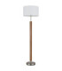 Mila Floor Lamp with Shade Matt Nickel E27-3
