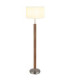 Mila Floor Lamp with Shade Matt Nickel E27-4