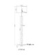 Mila Floor Lamp with Shade Matt Nickel E27-8