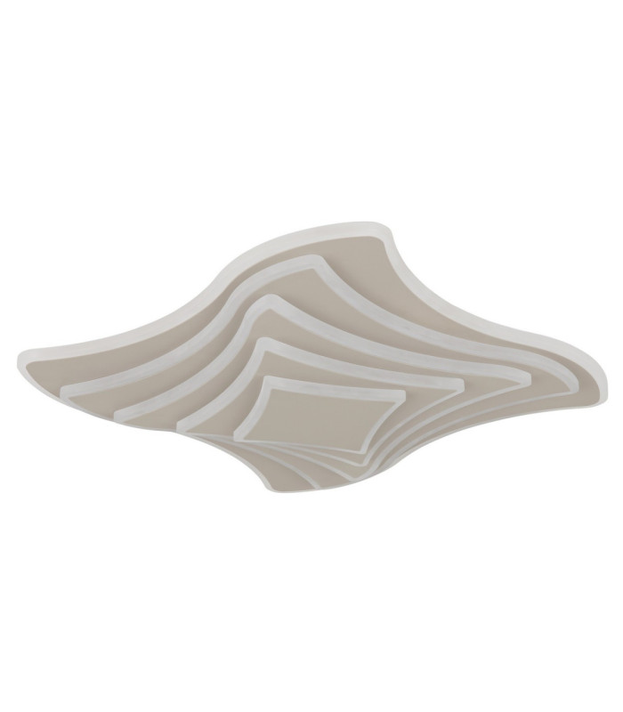 Octavio Semi Flush Ceiling Light Matt Sand LED 2700/6000K-3