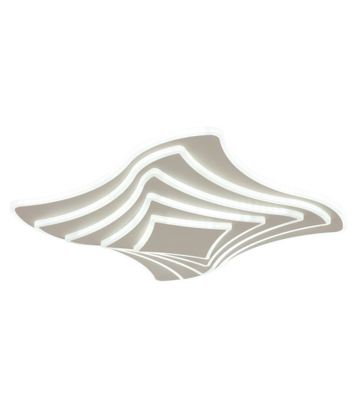 Octavio Semi Flush Ceiling Light Matt Sand LED 2700/6000K-7