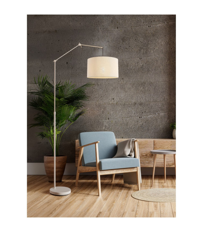 Rom Arc Floor Lamp Sand E27-2