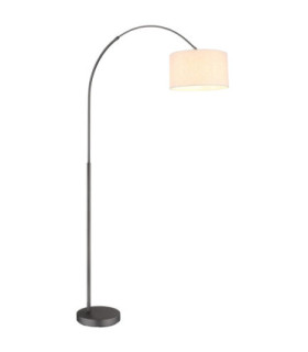 Thea Arc Floor Lamp Matt Gunmetal E27-1