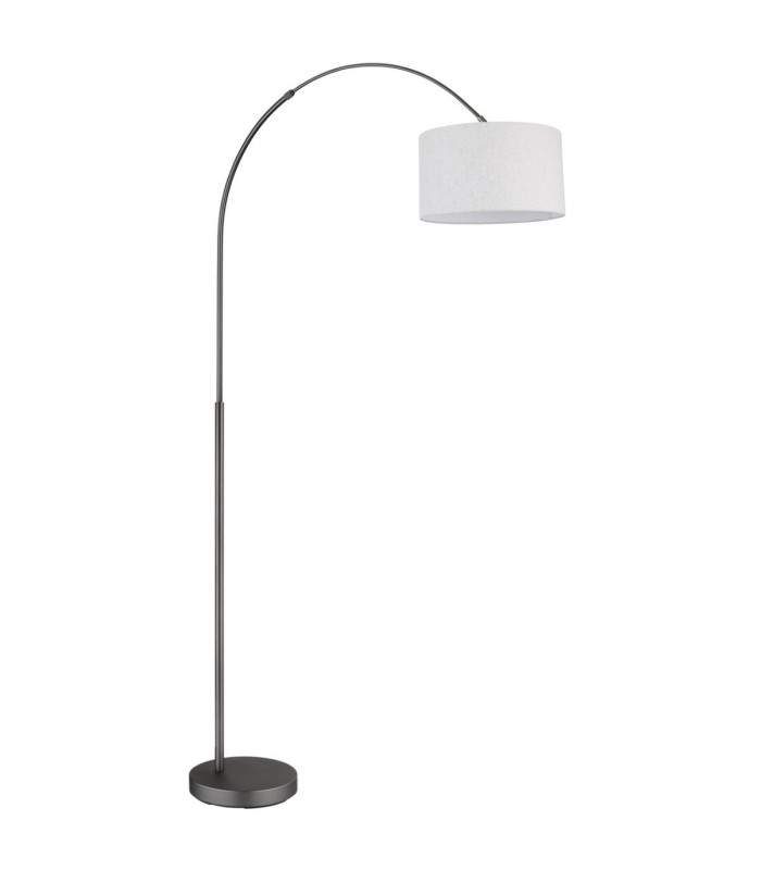 Thea Arc Floor Lamp Matt Gunmetal E27-3