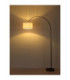 Thea Arc Floor Lamp Matt Gunmetal E27-6