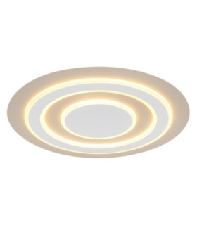 Jayden Semi Flush Ceiling Light Matt White LED 3000K-1