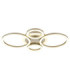 Loretta Semi Flush Ceiling Light Matt Coffee LED 3000/4000/6500K-1