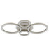 Loretta Semi Flush Ceiling Light Matt Coffee LED 3000/4000/6500K-3
