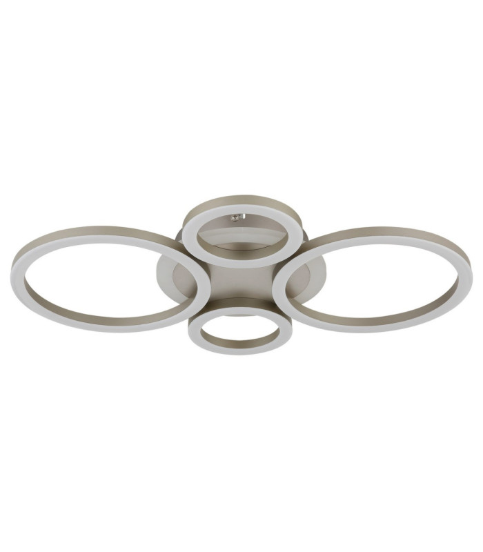 Loretta Semi Flush Ceiling Light Matt Coffee LED 3000/4000/6500K-3