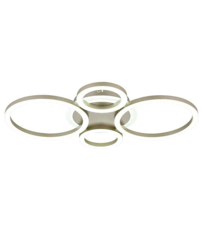 Loretta Semi Flush Ceiling Light Matt Coffee LED 3000/4000/6500K-6