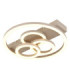Darryl I Semi Flush Ceiling Light Matt Sand LED 3000/4000/6000K-7