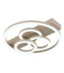 Darryl I Semi Flush Ceiling Light Matt Sand LED 3000/4000/6000K-8