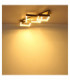 Syrakus Tripple Square Semi Flush Ceiling Light Matt Coffee LED 3000K-6