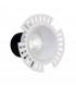 LED Recessed Downlight, White Trimless, 60 deg. Beam Angle, 840lm, 5000K, IP20, DRIVER NOT INC. - 2