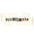 Syrakus 6 Square Semi Flush Ceiling Light Matt Coffee LED 3000K-5