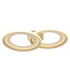 Glitra Twin Ring Semi Flush Ceiling Light Matt Sand LED 3000K-1
