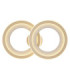 Glitra Twin Ring Semi Flush Ceiling Light Matt Sand LED 3000K-3