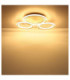 Glitra Tripple Ring Semi Flush Ceiling Light Matt Sand LED 3000K-5