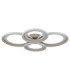 Glitra Quad Ring Semi Flush Ceiling Light Matt Sand LED 3000K-2