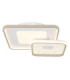 Mosaiko Twin Square Semi Flush Ceiling Light Matt White LED 2700/6000K-4