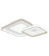 Mosaiko Twin Square Semi Flush Ceiling Light Matt White LED 2700/6000K-7