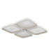 Mosaiko 4 Square Semi Flush Ceiling Light Matt White LED 2700/6000K-3