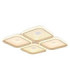 Mosaiko 4 Square Semi Flush Ceiling Light Matt White LED 2700/6000K-6