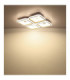 Mosaiko 4 Square Semi Flush Ceiling Light Matt White LED 2700/6000K-8