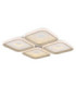 Mosaiko 4 Square Semi Flush Ceiling Light Matt White LED 2700/6000K-10